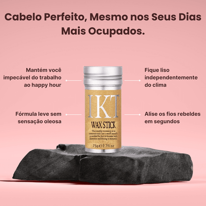 Bastão de Cera 75g – Controle de Frizz e Toque Impecável